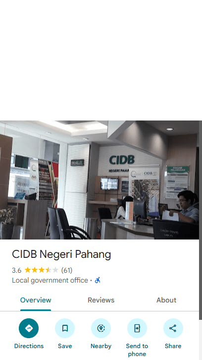 CIDB Negeri Pahang