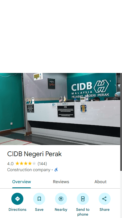 CIDB Negeri Perak